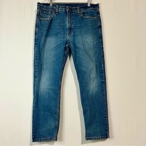 Levi’s Men’s 502 Tapered Fit Denim Jeans Medium Blue Wash Size 36 x 30 EUC